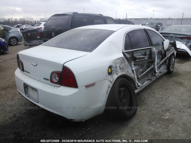 1G1ZC5E08AF185975 - 2010 CHEVROLET MALIBU 1LT 白色 照片 4
