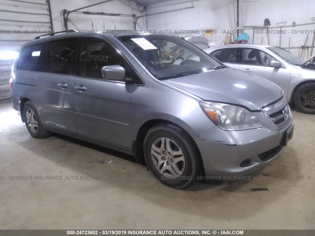 5FNRL38666B036696 - 2006 HONDA ODYSSEY EXL SILVER photo 1