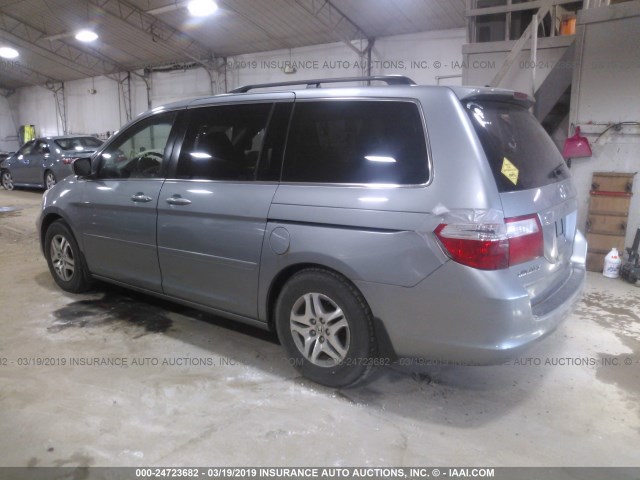 5FNRL38666B036696 - 2006 HONDA ODYSSEY EXL SILVER photo 3