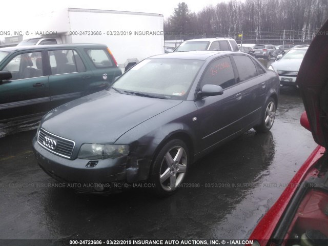 WAULC68E05A064481 - 2005 AUDI A4 1.8T QUATTRO/SPECIAL BLUE photo 2