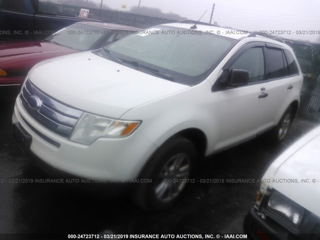 2FMDK3GC4ABB61685 - 2010 FORD EDGE SE WHITE photo 2