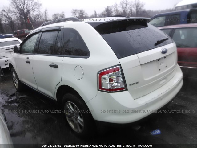 2FMDK3GC4ABB61685 - 2010 FORD EDGE SE WHITE photo 3