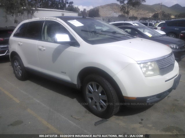 2LMDU88CX7BJ13644 - 2007 LINCOLN MKX WHITE photo 1