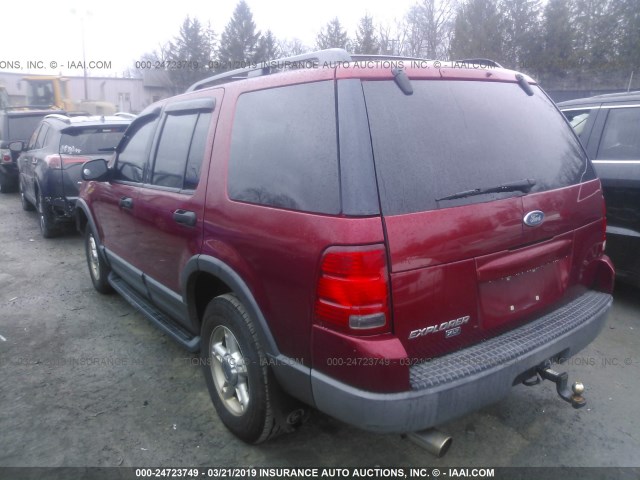 1FMZU73K83ZB52184 - 2003 FORD EXPLORER XLT/XLT SPORT/NBX Qırmızı foto 3