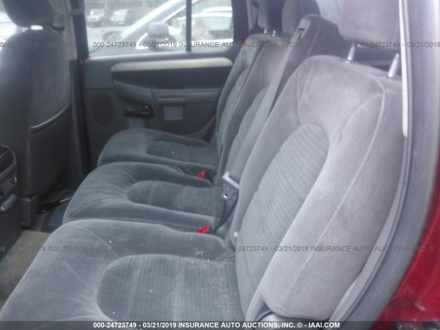 1FMZU73K83ZB52184 - 2003 FORD EXPLORER XLT/XLT SPORT/NBX Qırmızı foto 8