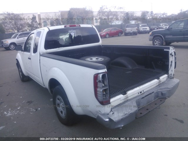 1N6BD06T66C447998 - 2006 NISSAN FRONTIER KING CAB XE WHITE photo 3