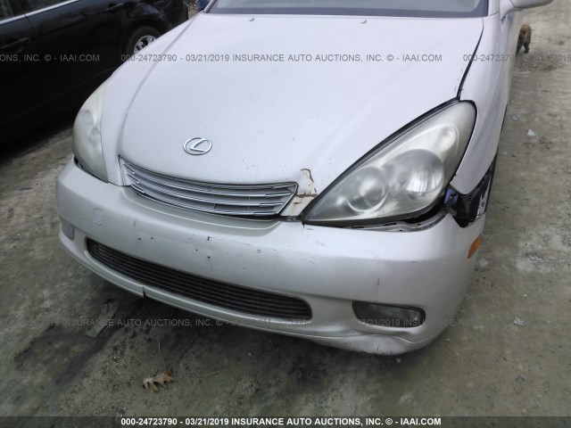 JTHBF30G420083259 - 2002 LEXUS ES 300 SILVER photo 6