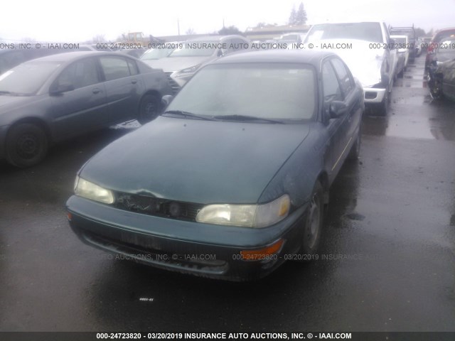 1NXBB02E4VZ503778 - 1997 TOYOTA COROLLA DX GREEN photo 2