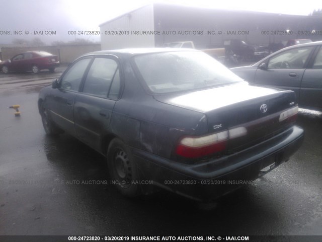 1NXBB02E4VZ503778 - 1997 TOYOTA COROLLA DX GREEN photo 3