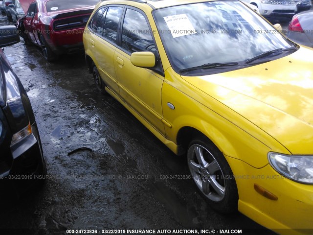 JM1BJ245031216954 - 2003 MAZDA PROTEGE PR5 YELLOW photo 6