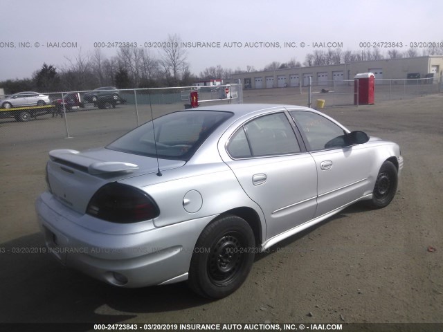 1G2NE52E25M132016 - 2005 PONTIAC GRAND AM SE SILVER photo 4