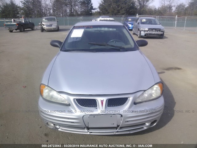 1G2NE52E25M132016 - 2005 PONTIAC GRAND AM SE SILVER photo 6