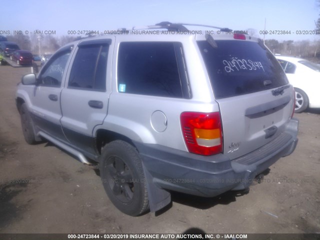 1J4GW48J34C160809 - 2004 JEEP GRAND CHEROKEE LAREDO/COLUMBIA/FREEDOM 银色 照片 3