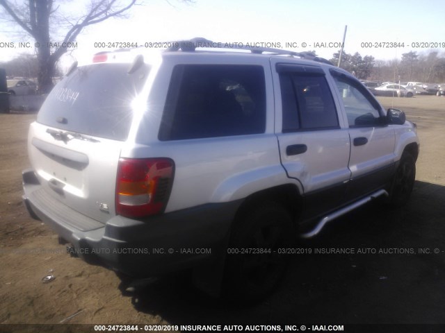 1J4GW48J34C160809 - 2004 JEEP GRAND CHEROKEE LAREDO/COLUMBIA/FREEDOM 银色 照片 4