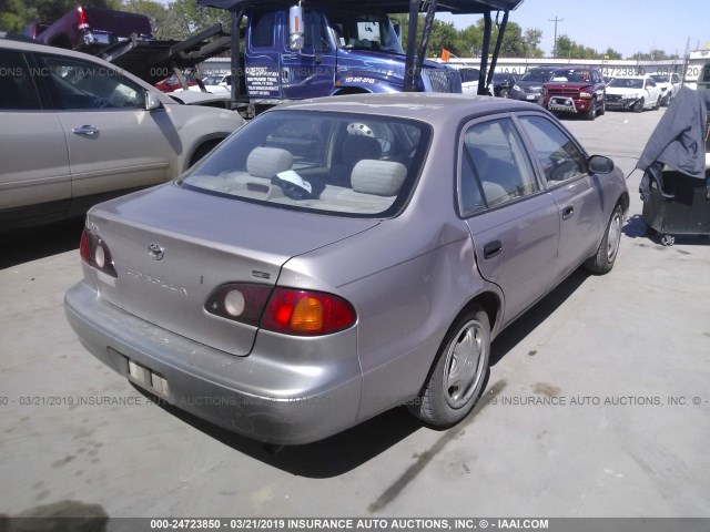 1NXBR12E51Z469779 - 2001 TOYOTA COROLLA CE/LE/S TAN photo 4