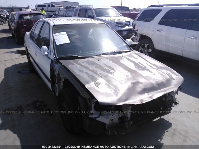 1HGCB7652MA198908 - 1991 HONDA ACCORD LX/EX WHITE photo 1