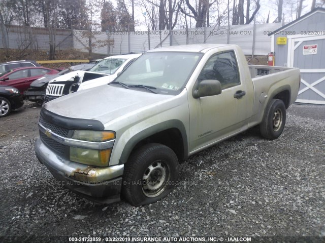 1GCDT146058177394 - 2005 CHEVROLET COLORADO SILVER photo 2