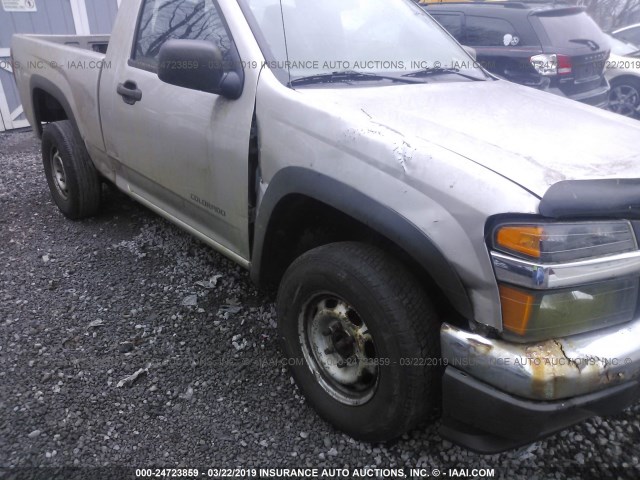 1GCDT146058177394 - 2005 CHEVROLET COLORADO SILVER photo 6