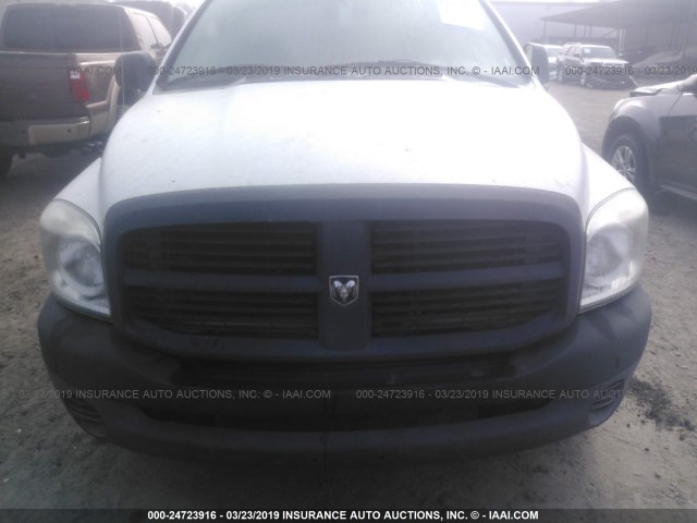 3D7KR26D48G158665 - 2008 DODGE RAM 2500 ST/SLT WHITE photo 6