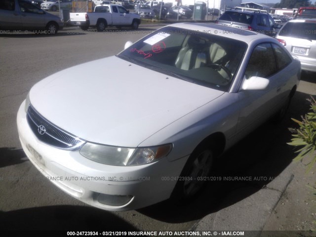 2T1CF22P9XC213563 - 1999 TOYOTA CAMRY SOLARA SE/SLE თეთრი ფოტო 2