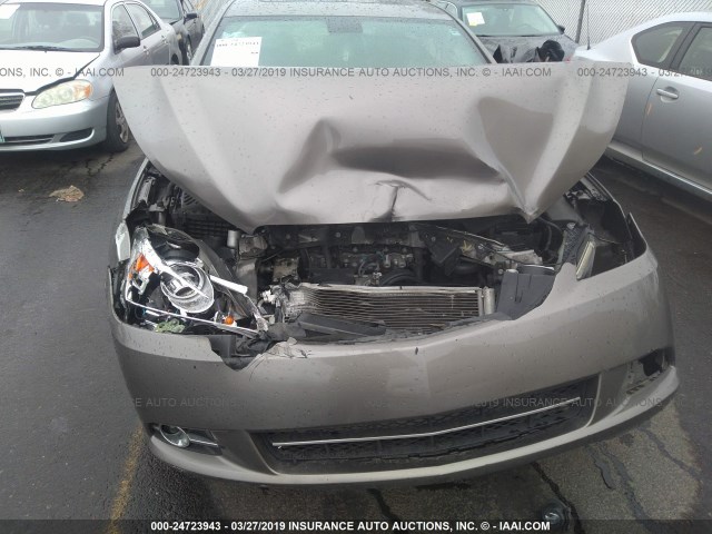 1G4GE5EV1AF205712 - 2010 BUICK LACROSSE CXS GRAY photo 6