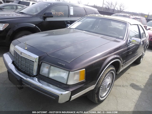 1LNBM92E8JY679699 - 1988 LINCOLN MARK VII BLASS PURPLE photo 2