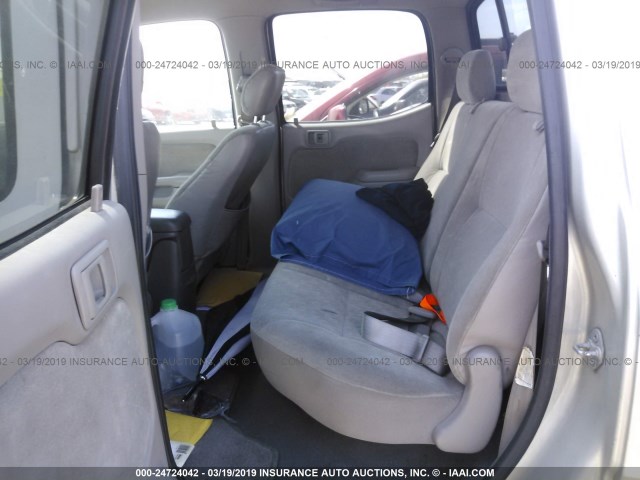 5TEGN92N62Z103889 - 2002 TOYOTA TACOMA DOUBLE CAB PRERUNNER SILVER photo 8