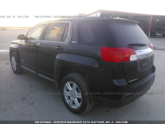 2GKALMEK8F6403063 - 2015 GMC TERRAIN SLE BLACK photo 3