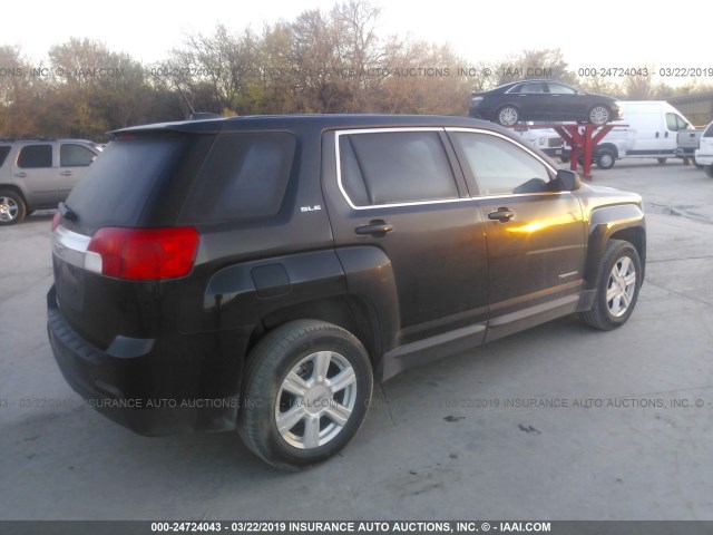 2GKALMEK8F6403063 - 2015 GMC TERRAIN SLE BLACK photo 4