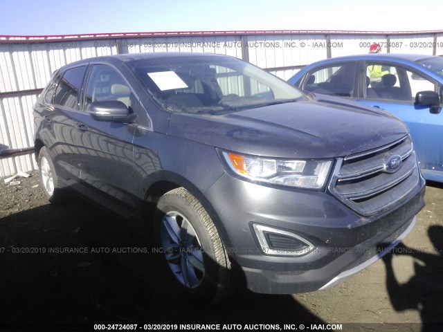 2FMPK4J91GBC38229 - 2016 FORD EDGE SEL SILVER photo 1