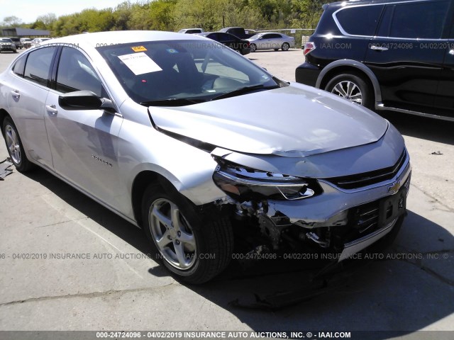 1G1ZB5ST7HF289319 - 2017 CHEVROLET MALIBU LS SILVER photo 6