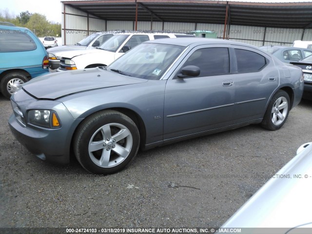 2B3KA43G97H666030 - 2007 DODGE CHARGER SE/SXT GRAY photo 2