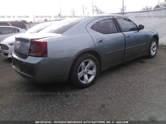 2B3KA43G97H666030 - 2007 DODGE CHARGER SE/SXT GRAY photo 4