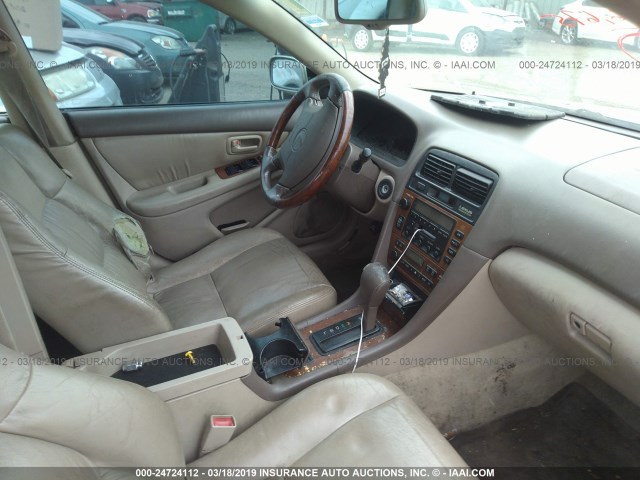 JT8BF28G110340567 - 2001 LEXUS ES 300 GOLD photo 5