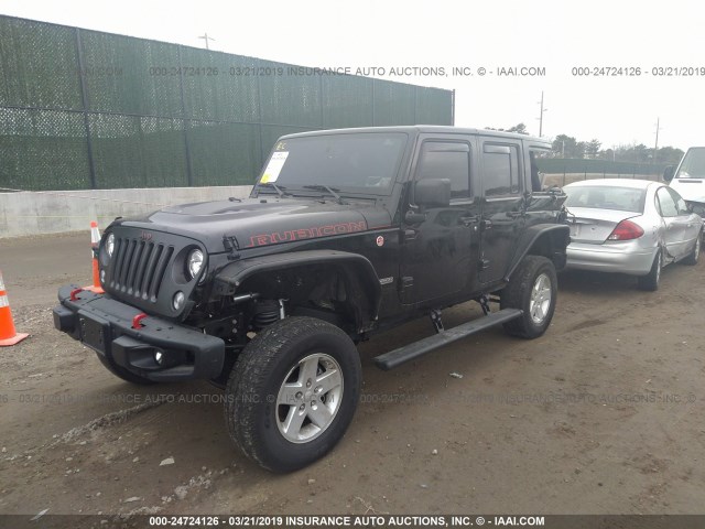 1C4HJWFG1JL812351 - 2018 JEEP WRANGLER UNLIMITE RUBICON BLACK photo 2