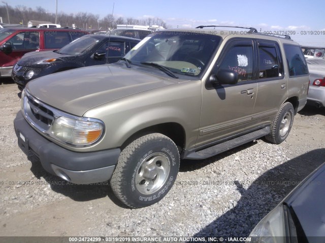 1FMZU73E6YZB44456 - 2000 FORD EXPLORER XLT GOLD photo 2