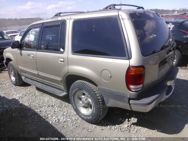 1FMZU73E6YZB44456 - 2000 FORD EXPLORER XLT GOLD photo 3