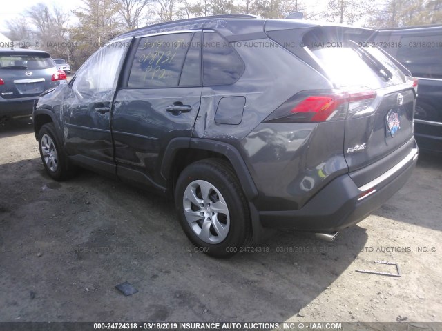 2T3G1RFV4KW018731 - 2019 TOYOTA RAV4 SE Pewter photo 3