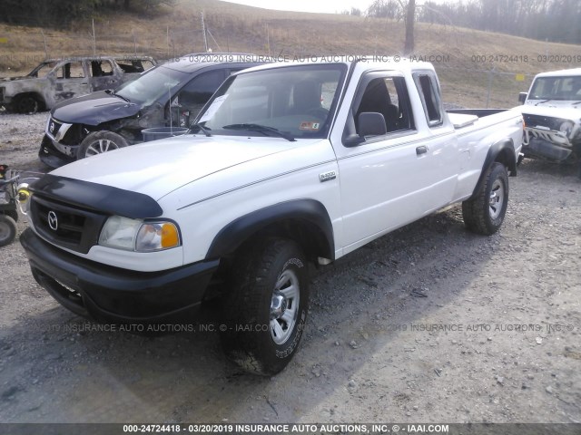 4F4ZR47E05PM01687 - 2005 MAZDA B4000 CAB PLUS WHITE photo 2