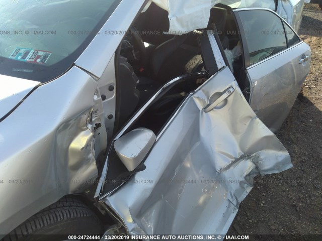 4T1BF1FK6CU612900 - 2012 TOYOTA CAMRY SE/LE/XLE SILVER photo 6