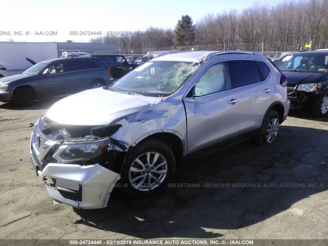 KNMAT2MVXJP538601 - 2018 NISSAN ROGUE S/SV SILVER photo 2