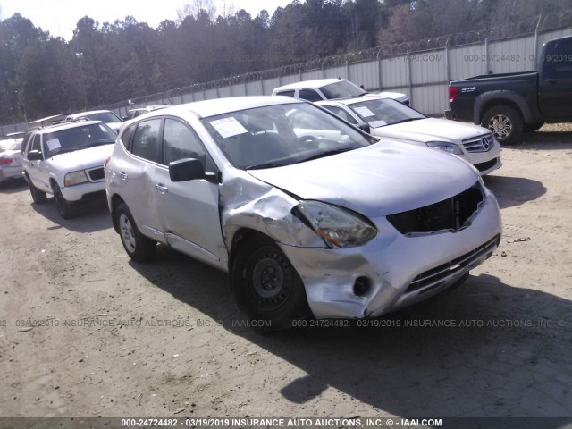 JN8AS5MT3BW563161 - 2011 NISSAN ROGUE S/SV/KROM SILVER photo 1
