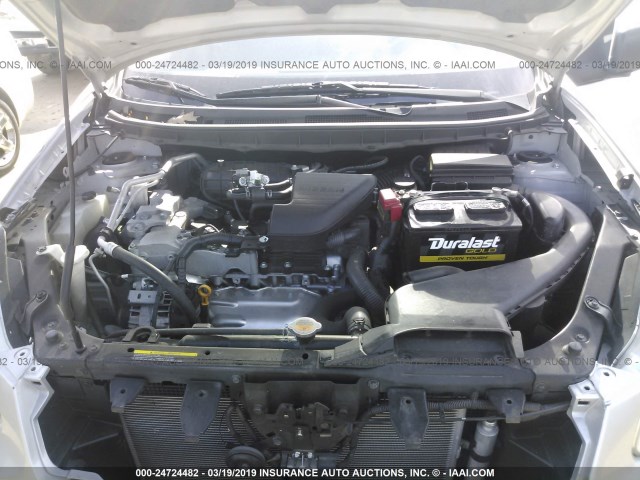 JN8AS5MT3BW563161 - 2011 NISSAN ROGUE S/SV/KROM SILVER photo 10