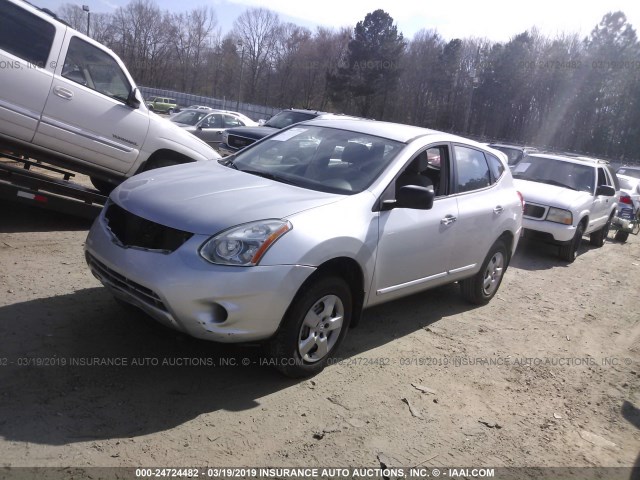 JN8AS5MT3BW563161 - 2011 NISSAN ROGUE S/SV/KROM SILVER photo 2
