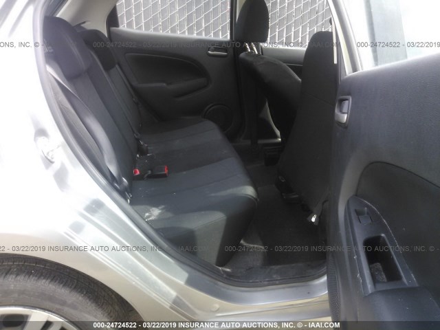 JM1DE1KY1E0172752 - 2014 MAZDA MAZDA2 SPORT SILVER photo 8