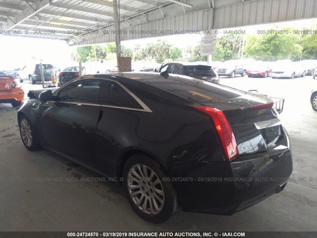 1G6DJ1E3XC0100797 - 2012 CADILLAC CTS PERFORMANCE COLLECTION Черный фото 3