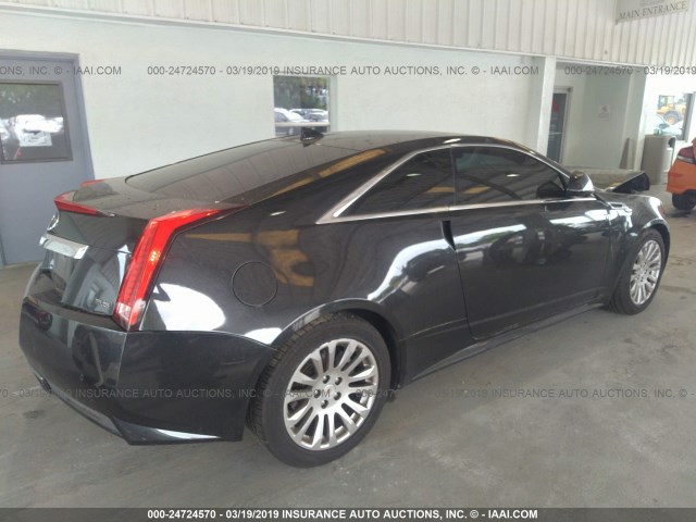 1G6DJ1E3XC0100797 - 2012 CADILLAC CTS PERFORMANCE COLLECTION BLACK photo 4