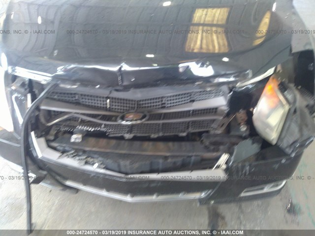 1G6DJ1E3XC0100797 - 2012 CADILLAC CTS PERFORMANCE COLLECTION Черный фото 6