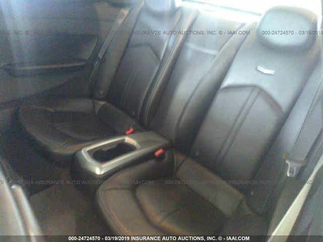 1G6DJ1E3XC0100797 - 2012 CADILLAC CTS PERFORMANCE COLLECTION Черный фото 8