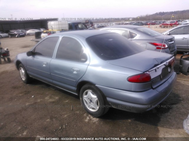 3FAFP6637YM119818 - 2000 FORD CONTOUR SE BLUE photo 3